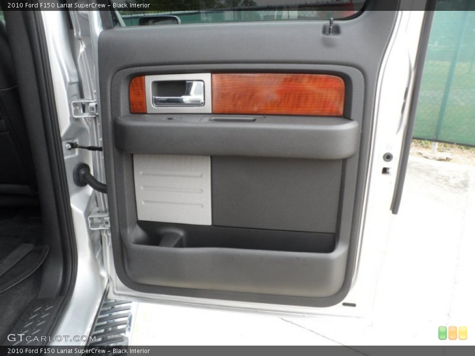 Black Interior Door Panel for the 2010 Ford F150 Lariat SuperCrew #56269193