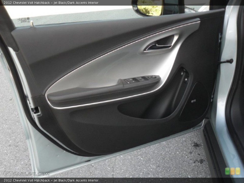 Jet Black/Dark Accents Interior Door Panel for the 2012 Chevrolet Volt Hatchback #56269418