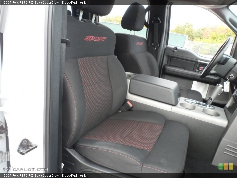 Black/Red Interior Photo for the 2007 Ford F150 FX2 Sport SuperCrew #56270867