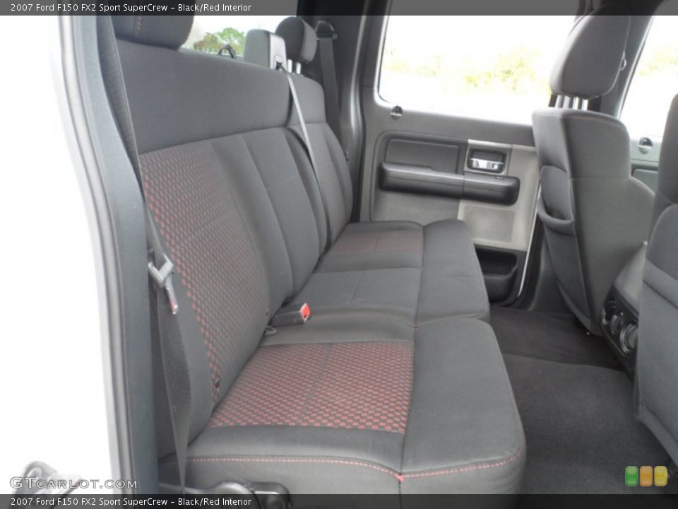 Black/Red Interior Photo for the 2007 Ford F150 FX2 Sport SuperCrew #56270879