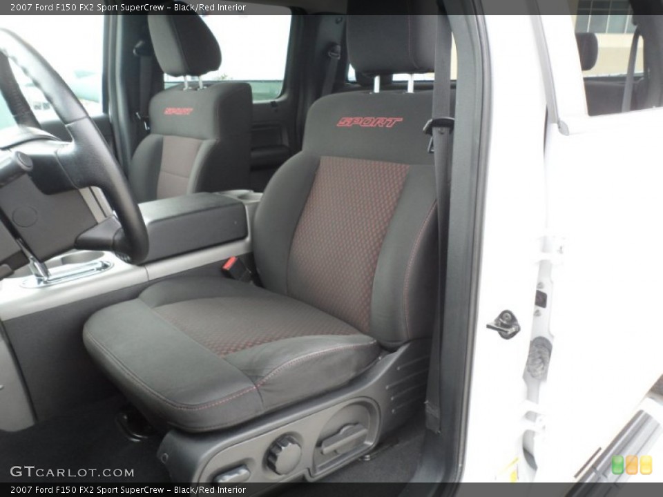Black/Red Interior Photo for the 2007 Ford F150 FX2 Sport SuperCrew #56270918