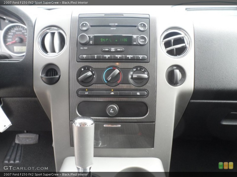 Black/Red Interior Controls for the 2007 Ford F150 FX2 Sport SuperCrew #56270936
