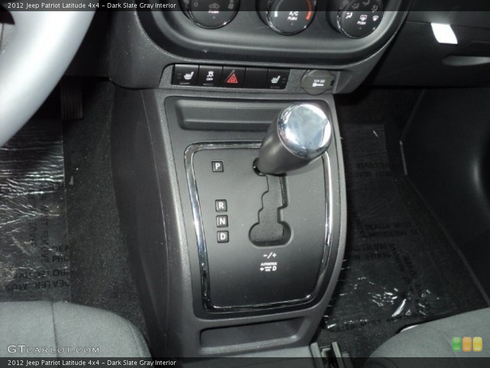 Dark Slate Gray Interior Transmission for the 2012 Jeep Patriot Latitude 4x4 #56271770