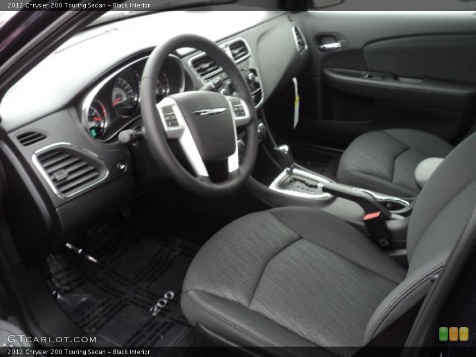 Black Interior Prime Interior for the 2012 Chrysler 200 Touring Sedan #56271824