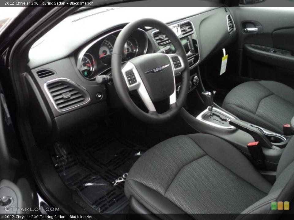 Black Interior Prime Interior for the 2012 Chrysler 200 Touring Sedan #56271887