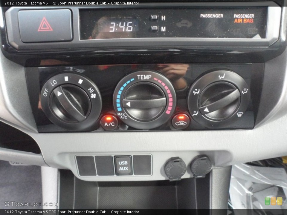 Graphite Interior Controls for the 2012 Toyota Tacoma V6 TRD Sport Prerunner Double Cab #56271902