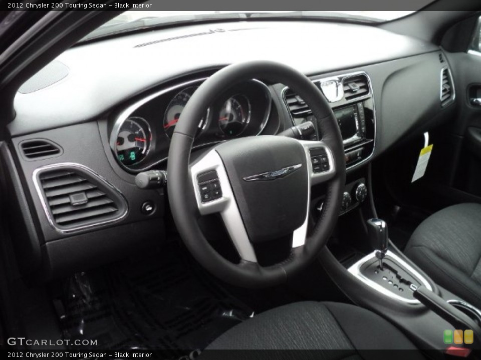 Black Interior Prime Interior for the 2012 Chrysler 200 Touring Sedan #56271905