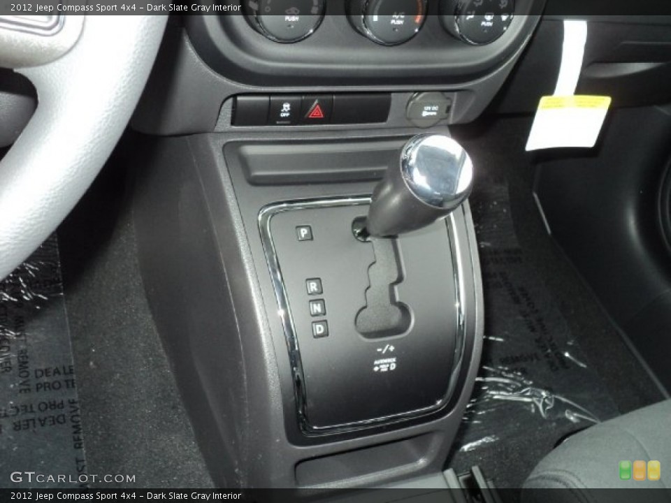 Dark Slate Gray Interior Transmission for the 2012 Jeep Compass Sport 4x4 #56271951