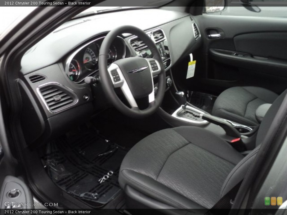 Black Interior Prime Interior for the 2012 Chrysler 200 Touring Sedan #56272196