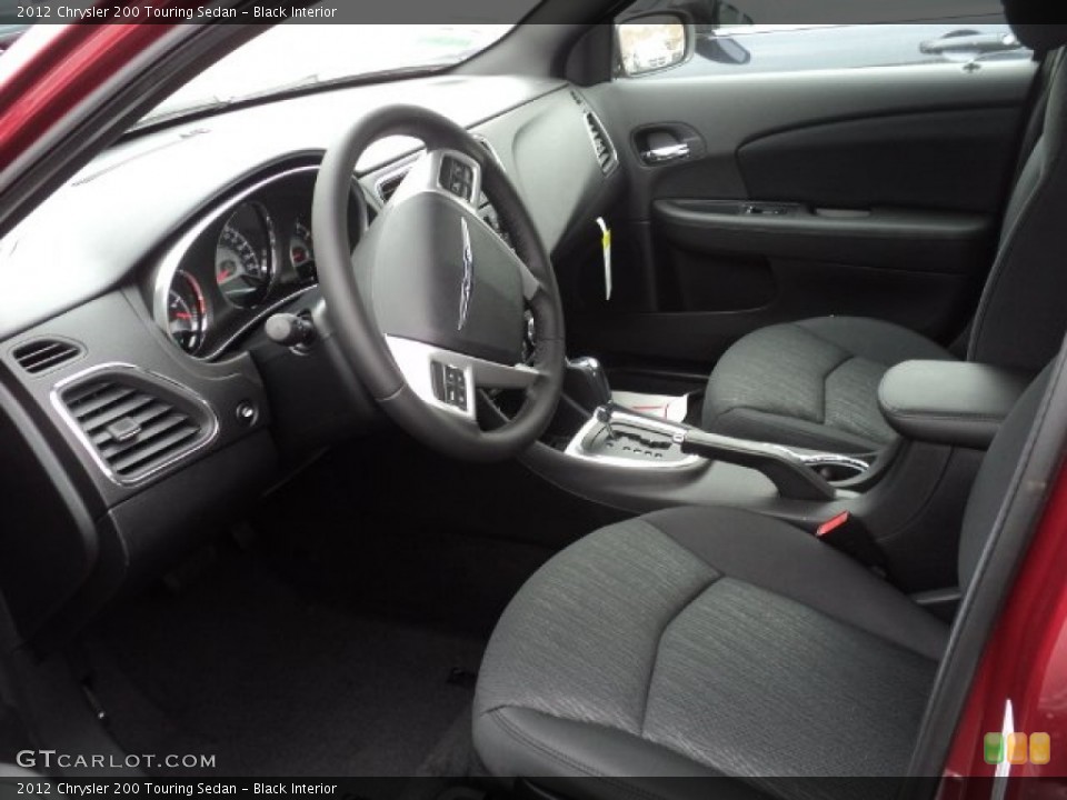 Black Interior Photo for the 2012 Chrysler 200 Touring Sedan #56272253
