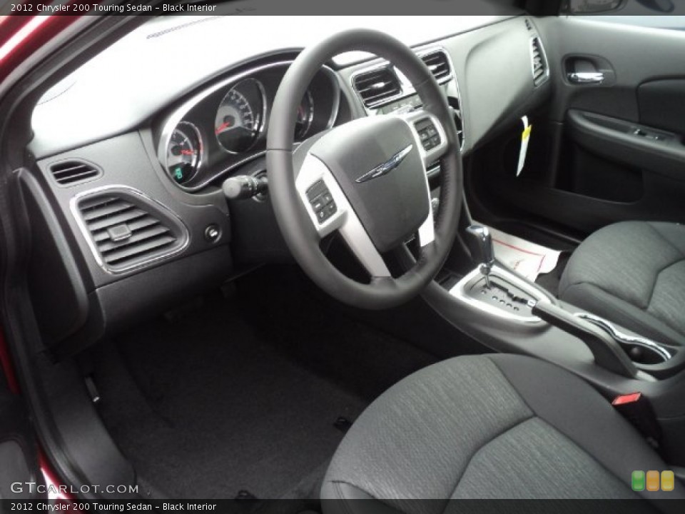 Black Interior Prime Interior for the 2012 Chrysler 200 Touring Sedan #56272271