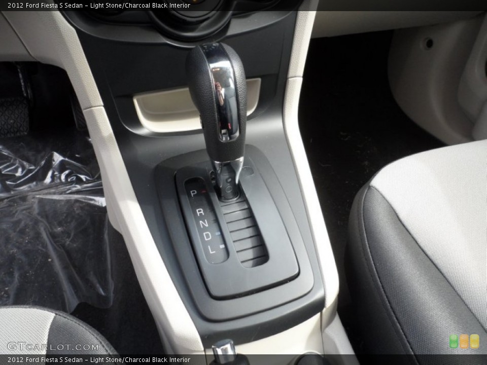 Light Stone/Charcoal Black Interior Transmission for the 2012 Ford Fiesta S Sedan #56272517