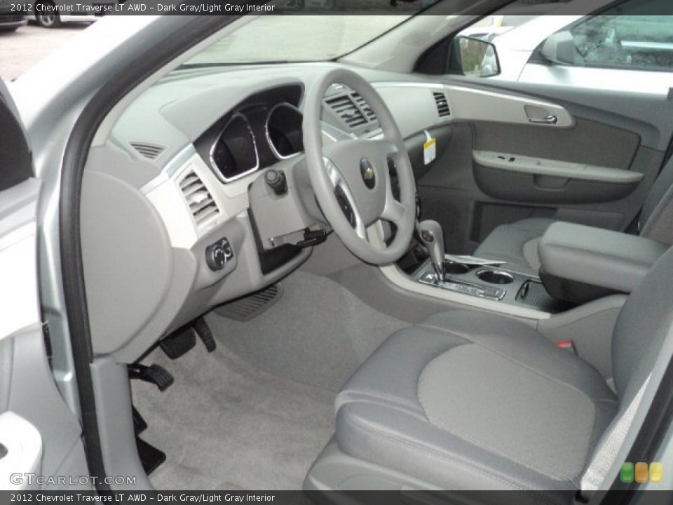 Dark Gray/Light Gray Interior Photo for the 2012 Chevrolet Traverse LT AWD #56272589