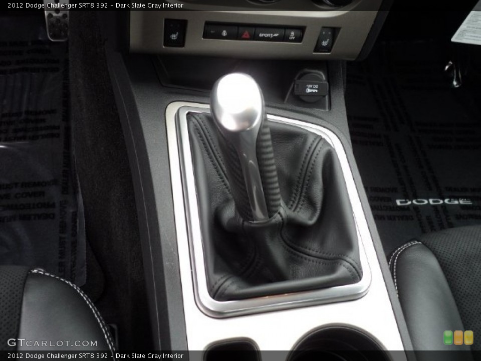 Dark Slate Gray Interior Transmission for the 2012 Dodge Challenger SRT8 392 #56272655