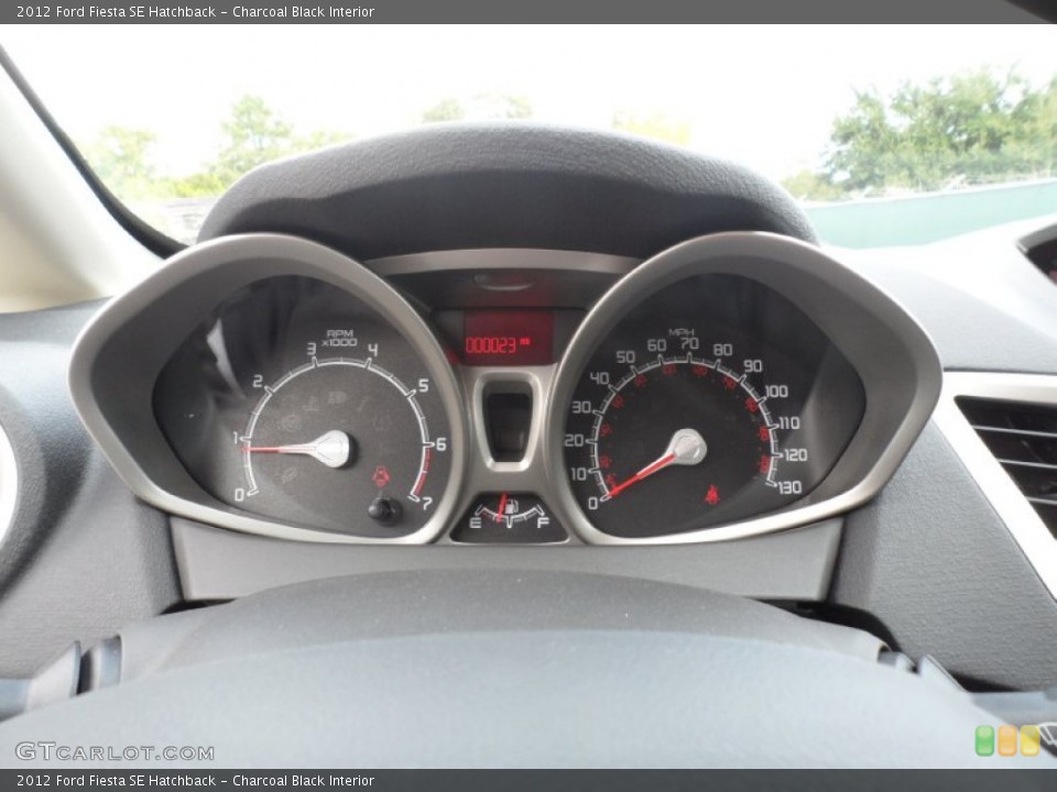 Charcoal Black Interior Gauges for the 2012 Ford Fiesta SE Hatchback #56272754