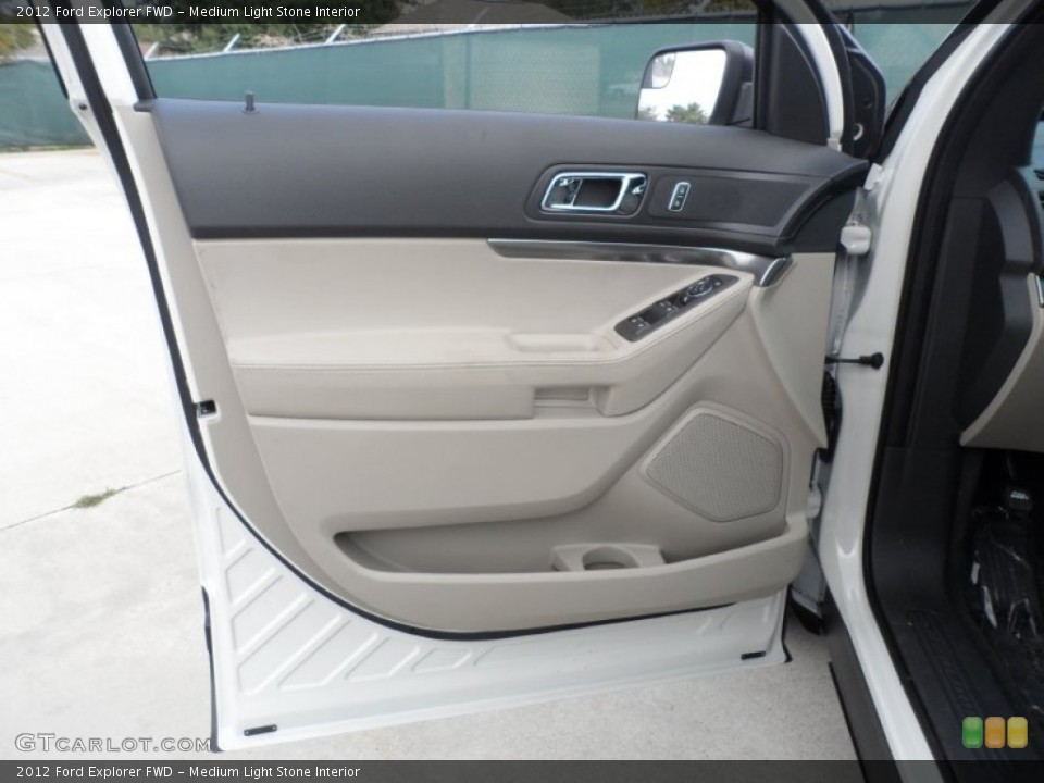 Medium Light Stone Interior Door Panel for the 2012 Ford Explorer FWD #56273423