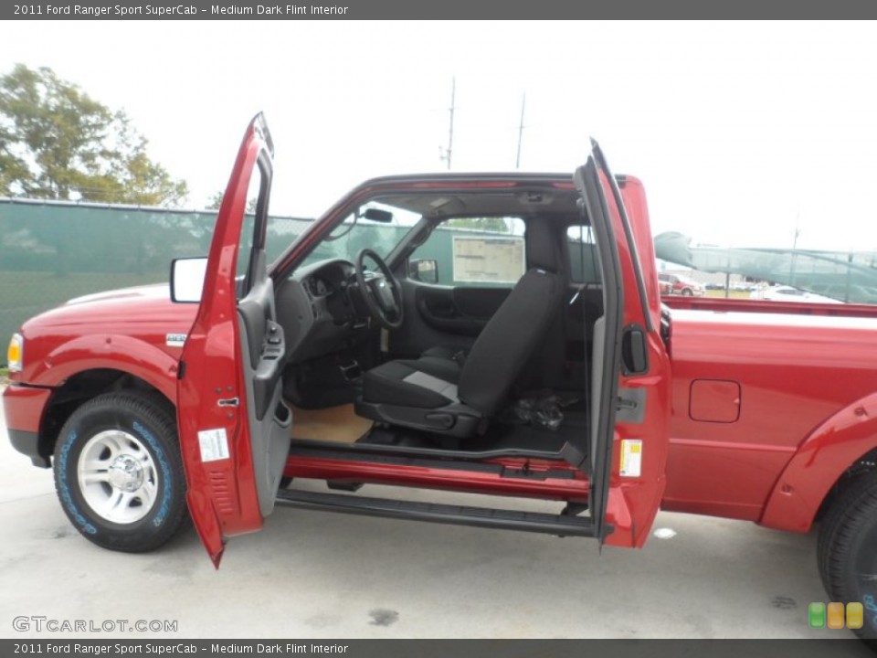 Medium Dark Flint Interior Photo for the 2011 Ford Ranger Sport SuperCab #56273711