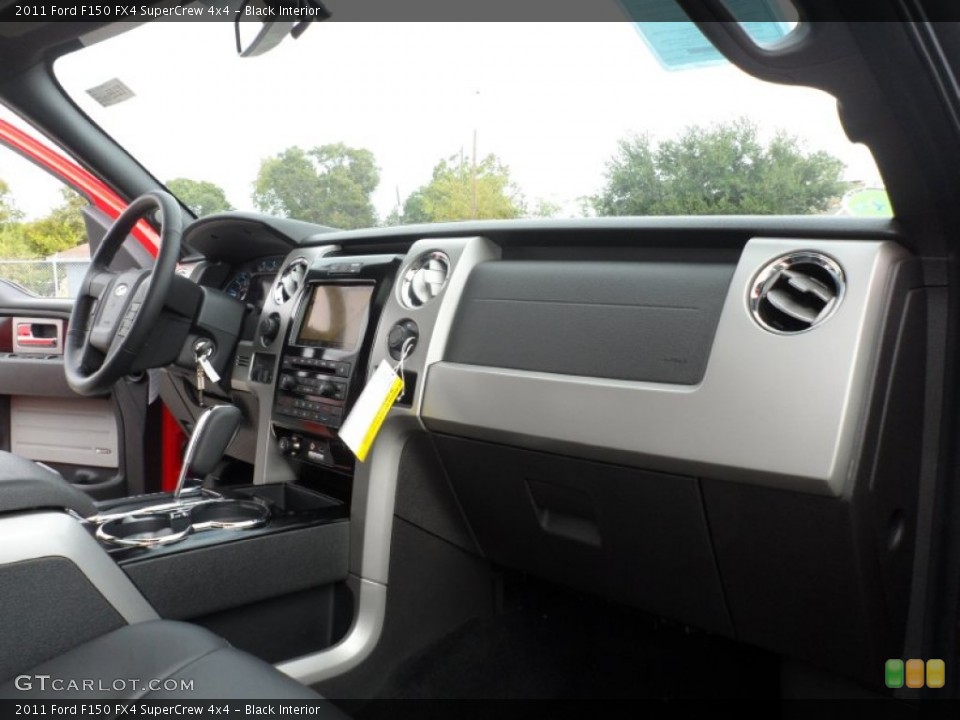Black Interior Dashboard for the 2011 Ford F150 FX4 SuperCrew 4x4 #56273813