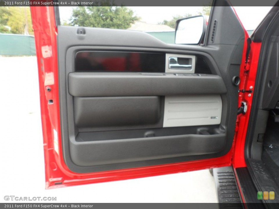 Black Interior Door Panel for the 2011 Ford F150 FX4 SuperCrew 4x4 #56273822