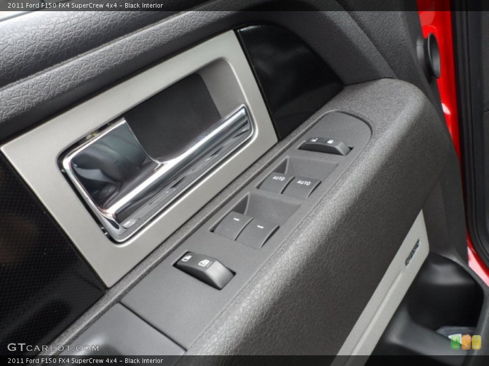 Black Interior Controls for the 2011 Ford F150 FX4 SuperCrew 4x4 #56273825
