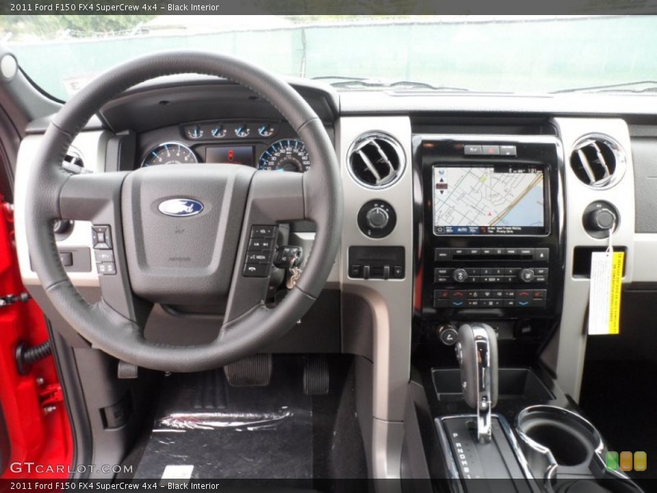 Black Interior Dashboard for the 2011 Ford F150 FX4 SuperCrew 4x4 #56273837