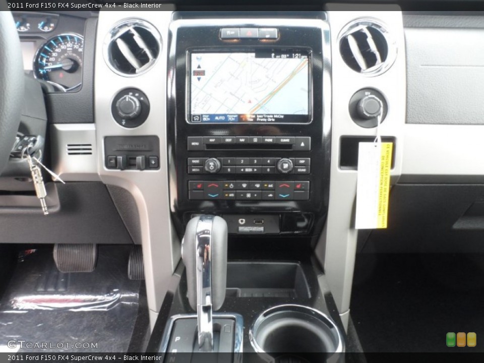Black Interior Controls for the 2011 Ford F150 FX4 SuperCrew 4x4 #56273840