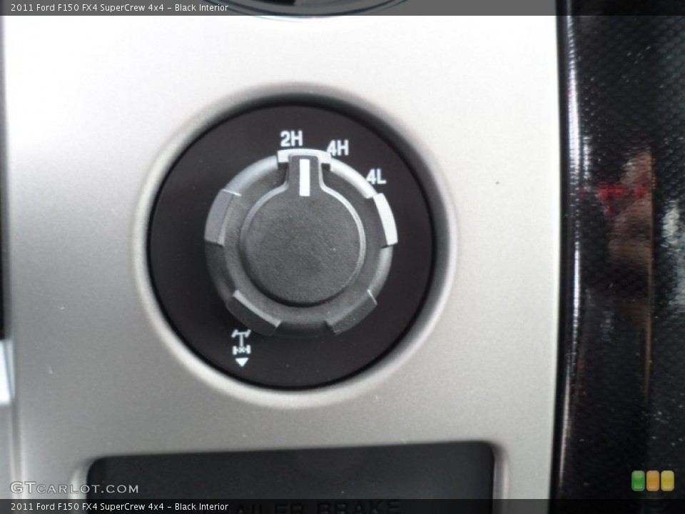 Black Interior Controls for the 2011 Ford F150 FX4 SuperCrew 4x4 #56273852