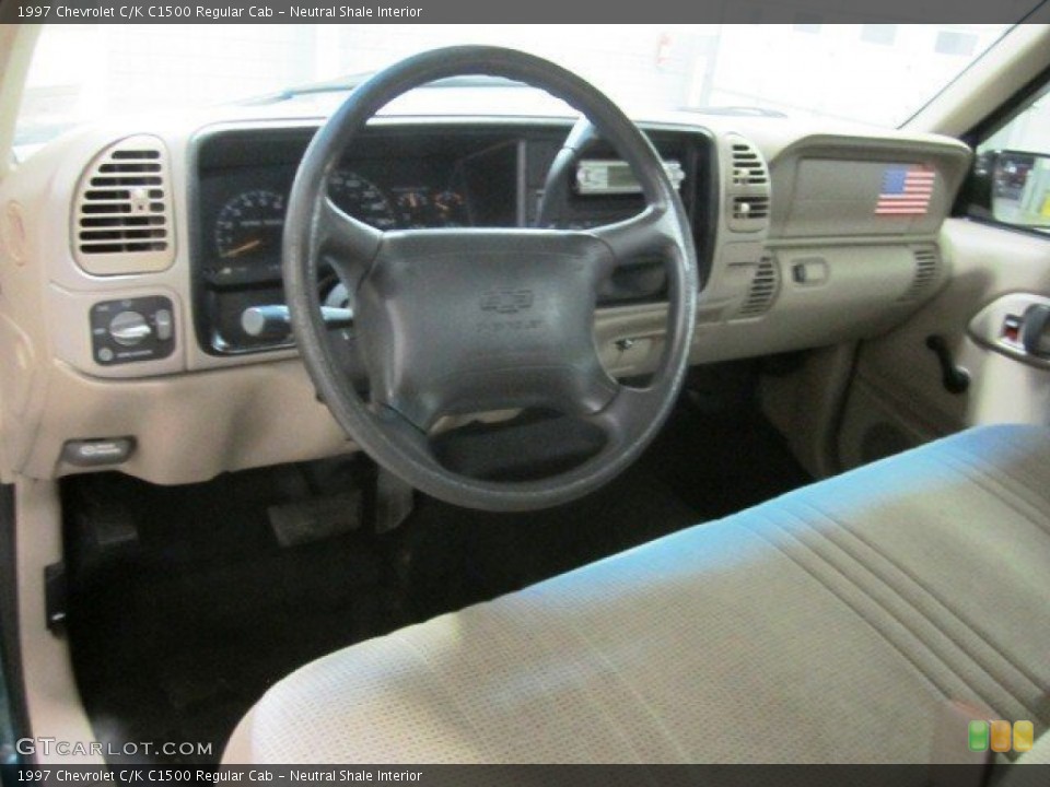 Neutral Shale Interior Dashboard for the 1997 Chevrolet C/K C1500 Regular Cab #56276991