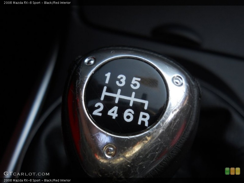 Black/Red Interior Transmission for the 2008 Mazda RX-8 Sport #56286078