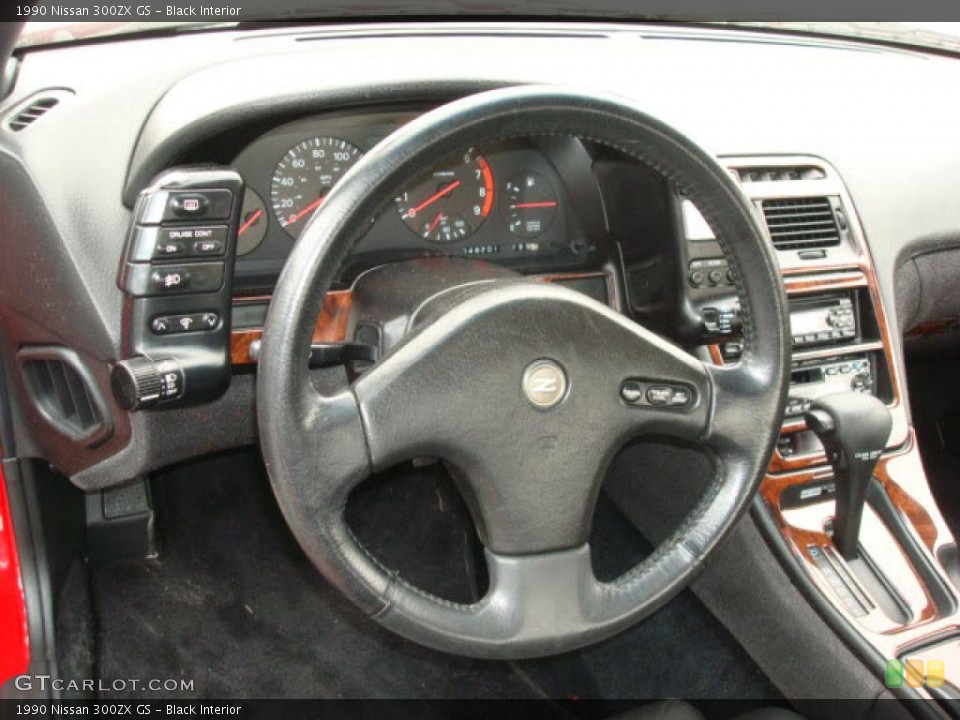 Black Interior Steering Wheel for the 1990 Nissan 300ZX GS #5628702