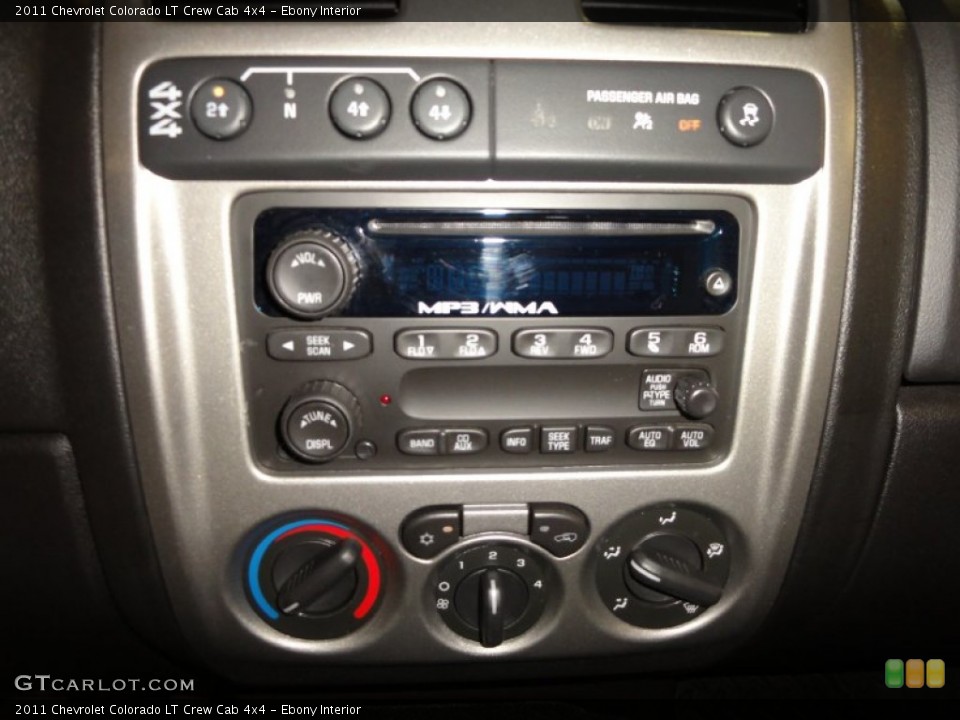 Ebony Interior Audio System for the 2011 Chevrolet Colorado LT Crew Cab 4x4 #56287832
