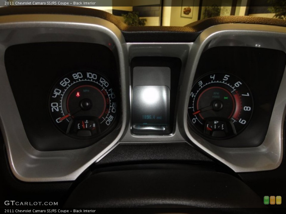 Black Interior Gauges for the 2011 Chevrolet Camaro SS/RS Coupe #56288164