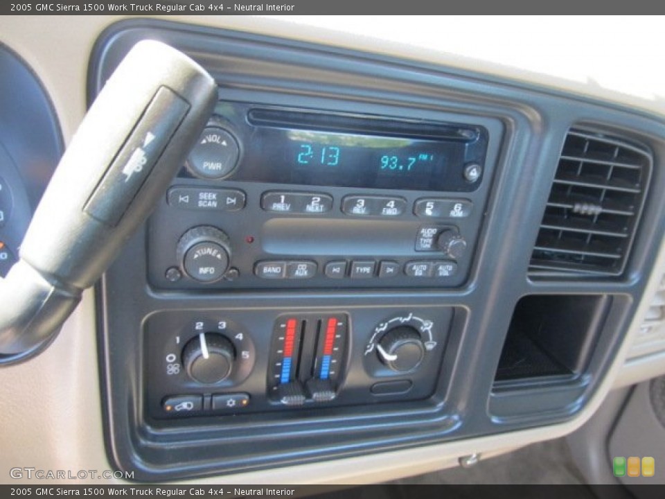 Neutral Interior Audio System for the 2005 GMC Sierra 1500 Work Truck Regular Cab 4x4 #56290095