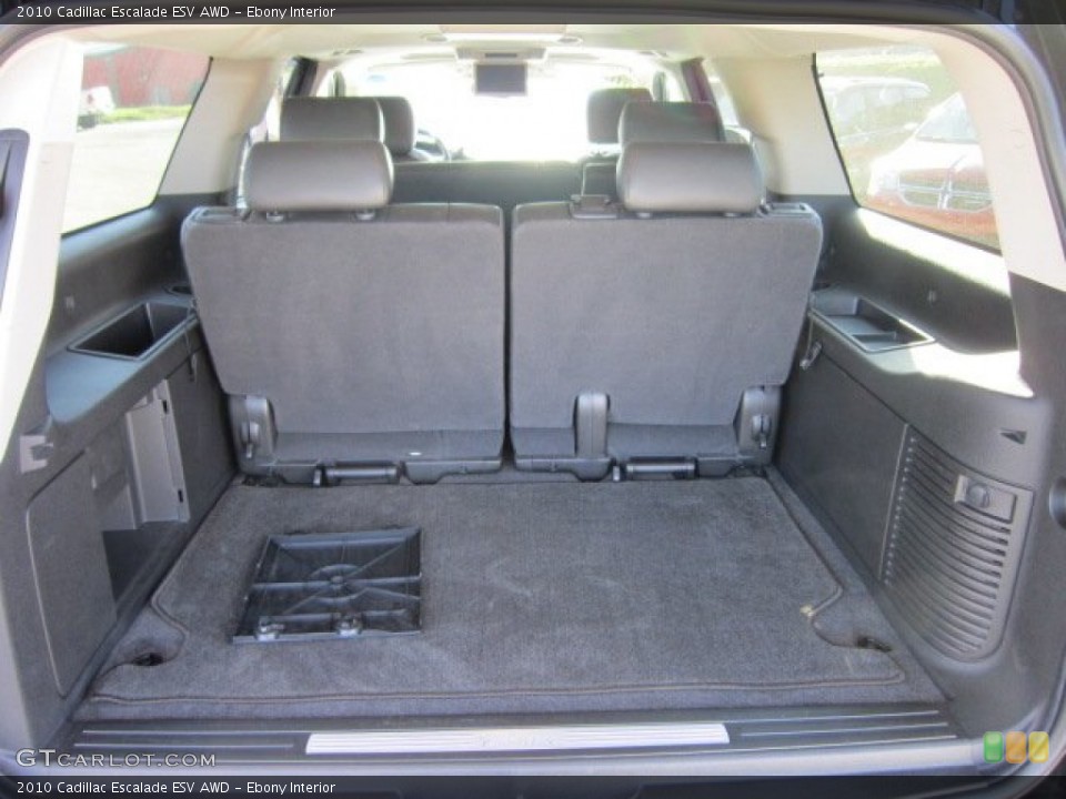 Ebony Interior Trunk for the 2010 Cadillac Escalade ESV AWD #56290326