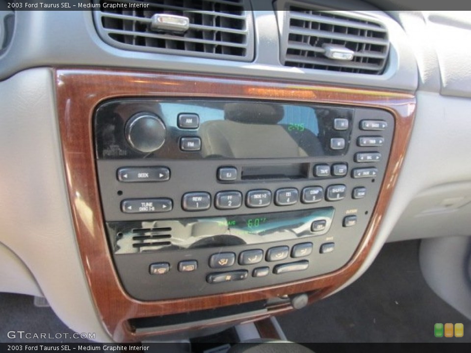 Medium Graphite Interior Audio System for the 2003 Ford Taurus SEL #56291736