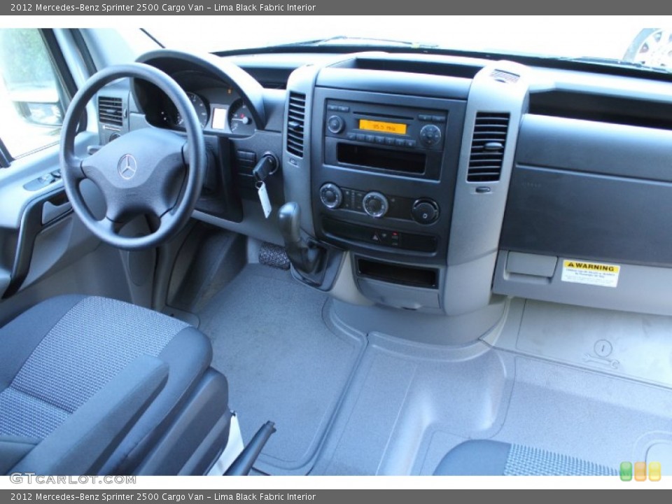 Lima Black Fabric Interior Photo for the 2012 Mercedes-Benz Sprinter 2500 Cargo Van #56292219