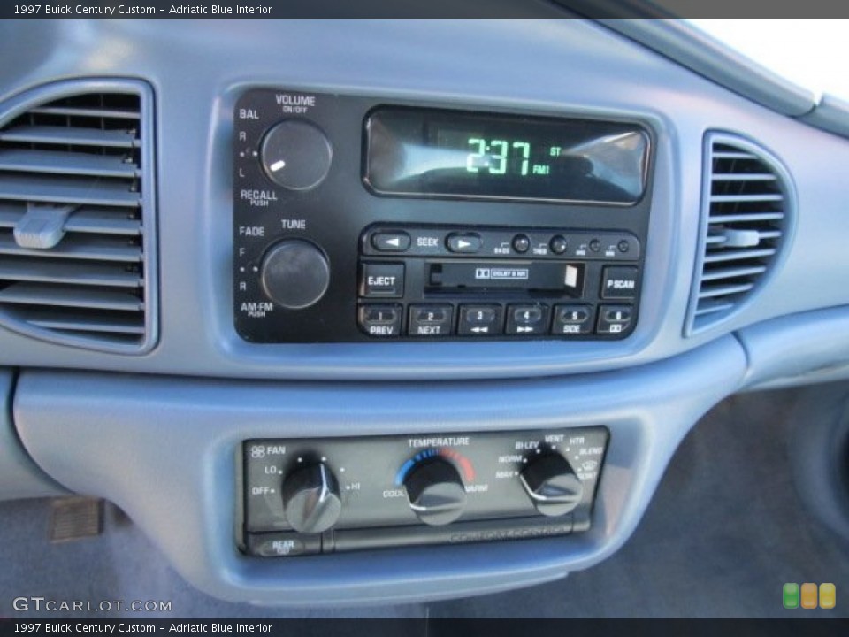 Adriatic Blue Interior Audio System for the 1997 Buick Century Custom #56293367