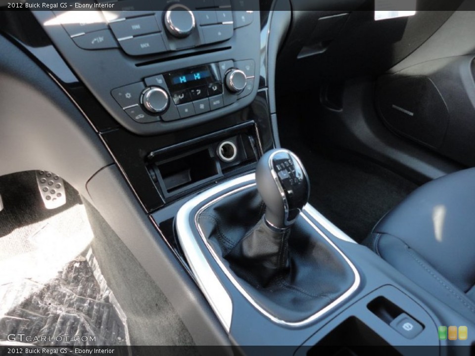 Ebony Interior Transmission for the 2012 Buick Regal GS #56294427