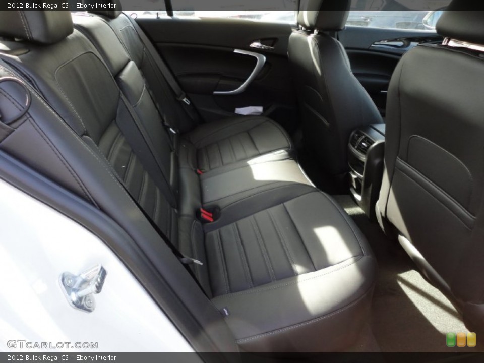 Ebony Interior Photo for the 2012 Buick Regal GS #56294466