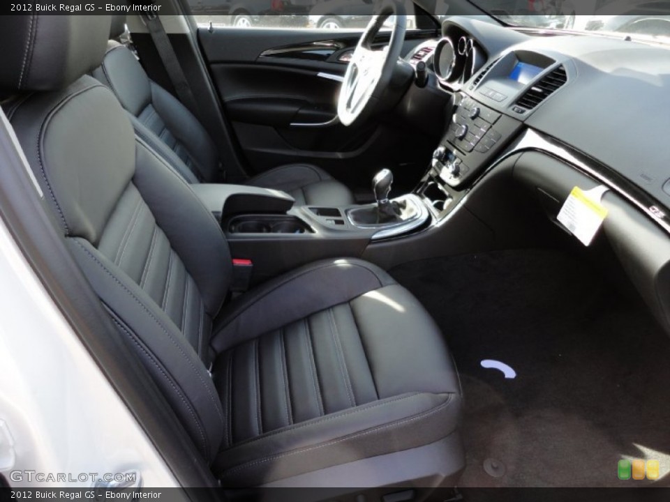 Ebony Interior Photo for the 2012 Buick Regal GS #56294475