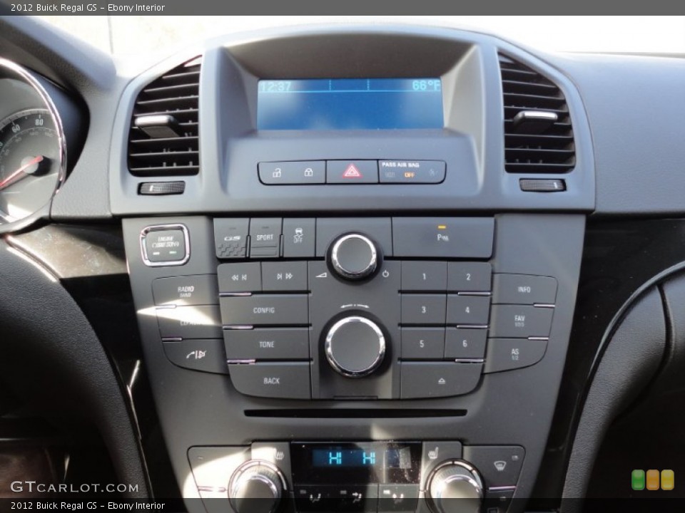 Ebony Interior Controls for the 2012 Buick Regal GS #56294490