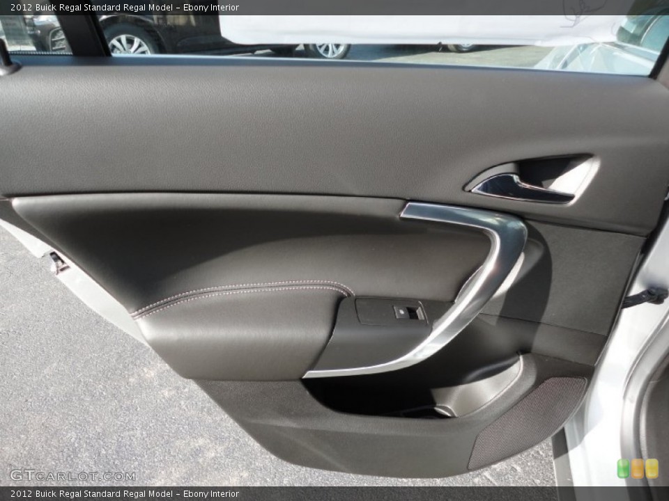 Ebony Interior Door Panel for the 2012 Buick Regal  #56294943