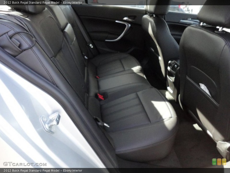 Ebony Interior Photo for the 2012 Buick Regal  #56294949