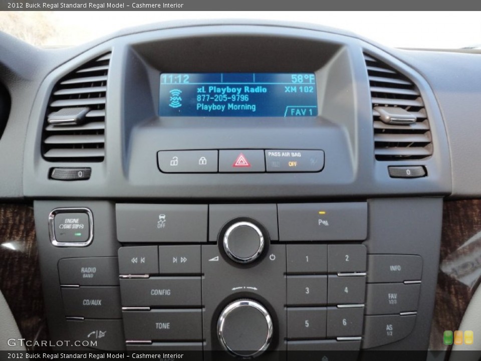 Cashmere Interior Controls for the 2012 Buick Regal  #56295066