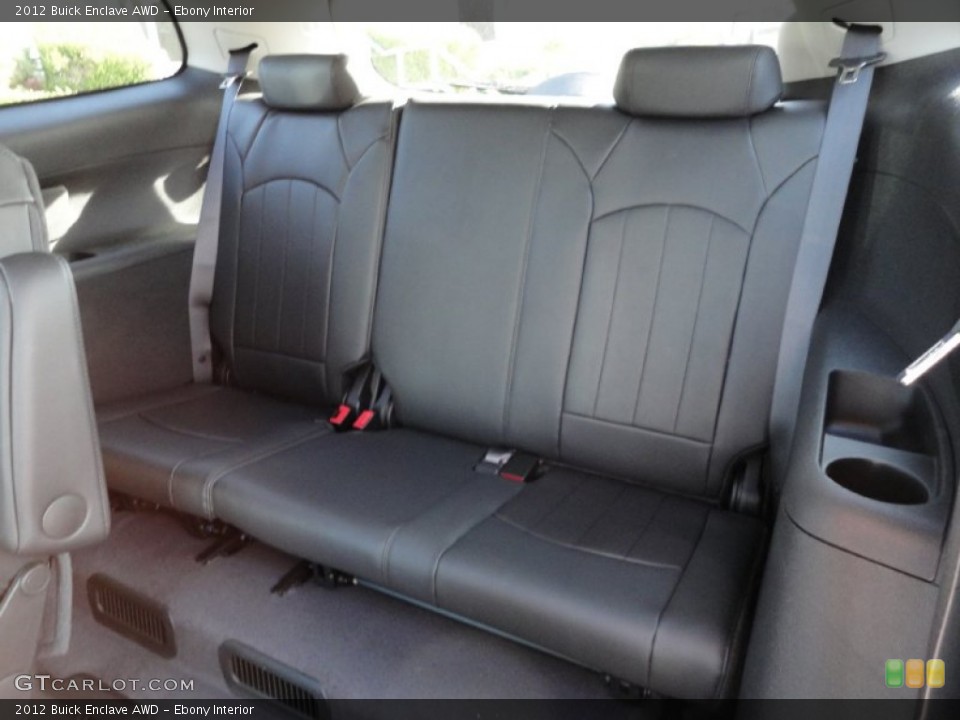 Ebony Interior Photo for the 2012 Buick Enclave AWD #56295546