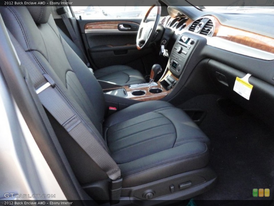 Ebony Interior Photo for the 2012 Buick Enclave AWD #56295554