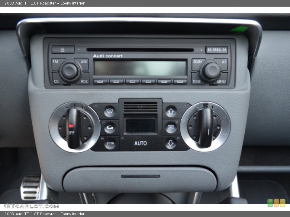Ebony Interior Controls for the 2003 Audi TT 1.8T Roadster #56296908