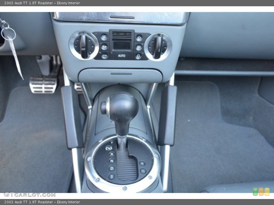 Ebony Interior Controls for the 2003 Audi TT 1.8T Roadster #56296917