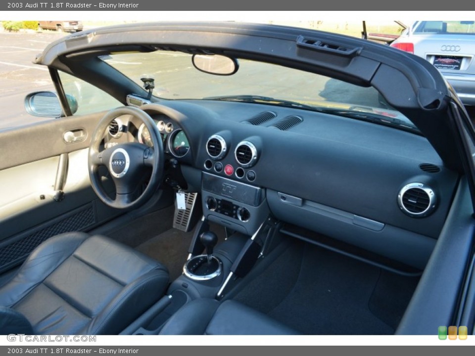 Ebony Interior Dashboard for the 2003 Audi TT 1.8T Roadster #56296944