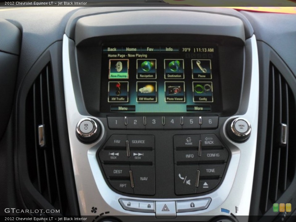 Jet Black Interior Controls for the 2012 Chevrolet Equinox LT #56297876